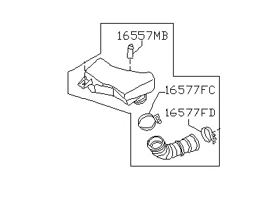 Infiniti 16585-31U15 RESONATOR Assembly