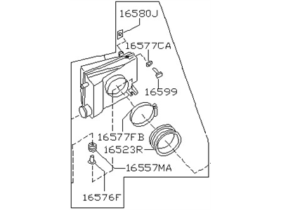 Infiniti 16585-31U17 RESONATOR Assembly