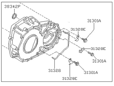 2004 Infiniti I35 Bellhousing - 31300-80X04