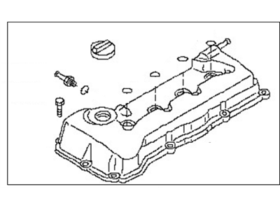 Infiniti 13264-JA10A Cover Assy-Valve Rocker