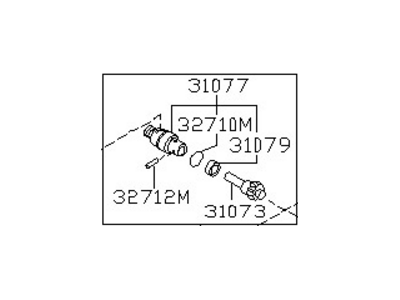 Infiniti 32702-F6119 PINION Assembly-SPEEDOMETER White