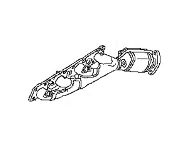 Infiniti 14002-ZE00A Manifold Assy-Exhaust, Lh