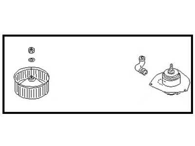 Infiniti 27220-7J201 Motor & Fan Assy-Blower