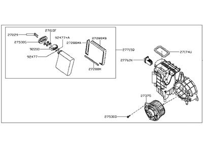 Infiniti 27405-3KA0A Cooling Unit