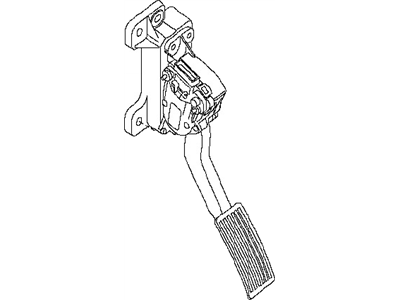 Infiniti 18002-5Y700 Lever Complete-Accelerator,W/DRUM