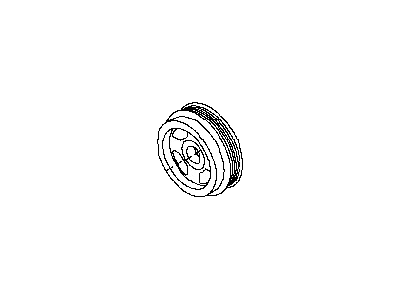12303-0B100 Infiniti PULLEY-CRANKSHF Illustration 1 of 1