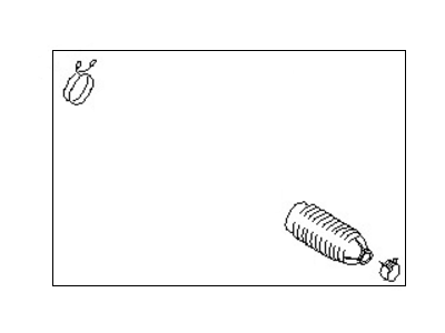 2000 Infiniti I30 Rack and Pinion Boot - 48204-2Y025