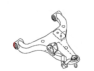 Infiniti 54500-ZR00A Link Complete-Front Suspension,Lower RH