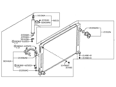 Infiniti Radiator - 21460-JK20A