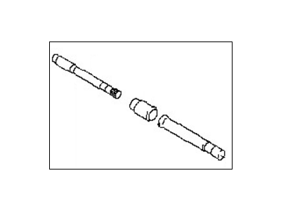 Infiniti 38230-EA000 Shaft Assembly-Side,Differential