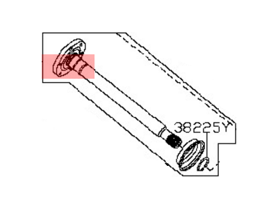 Infiniti 38230-4JR0A Shaft Assembly-Side,Differential