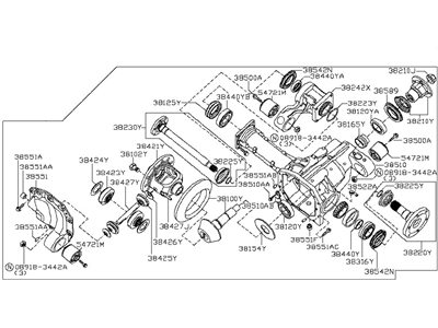 2007 Infiniti QX56 Differential - 38500-8S11B