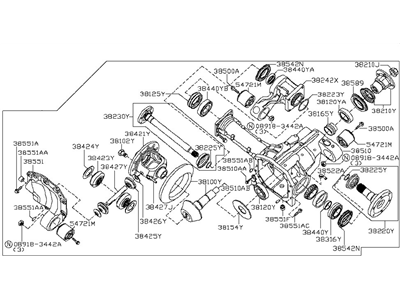 2006 Infiniti QX56 Differential - 38500-8S102