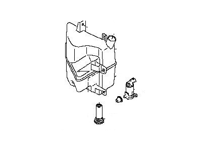 Infiniti 28910-1NL0A Windshield Washer Tank Assembly