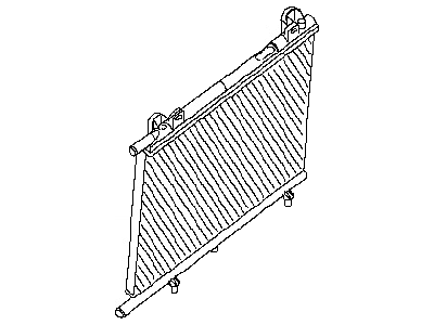 Infiniti 21457-3JV0A Sub Radiator Assembly