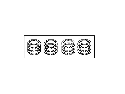 2017 Infiniti QX60 Piston Ring Set - 12033-6KA0A