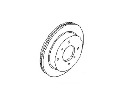 1993 Infiniti G20 Brake Disc - 40206-71E01