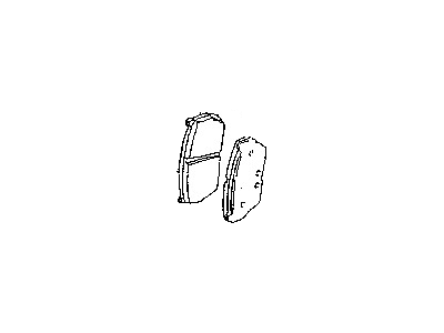 Infiniti D1060-1NC0C Front Disc Brake Pad Kit