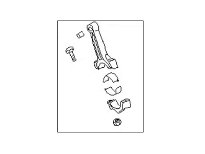 Infiniti 12100-31U01 Connecting Rod Complete W/BEARINGS