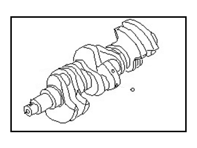 2004 Infiniti FX45 Crankshaft - 12200-4W003