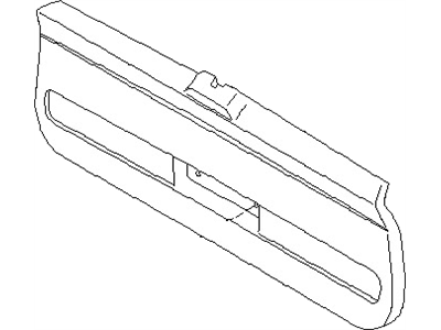 Infiniti 90900-3W702 Finisher Assy-Back Door