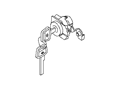 2009 Infiniti QX56 Door Lock Cylinder - H0601-7Y029