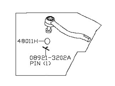 Infiniti D8520-3KA0A Socket-Kit Side Rod Outer