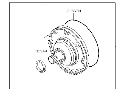 Infiniti M35 Oil Pump - 31340-97X00