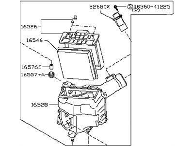 Infiniti 16500-EV11A Air Cleaner