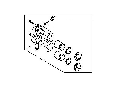 Infiniti QX80 Brake Caliper - 41011-ZC60A
