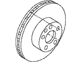 Infiniti 43206-5HA0A ROTOR-DISC BRAKE,REAR AXLE
