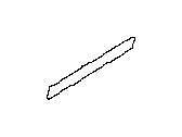 Infiniti 82871-40U70 MOULDING-REAR DOOR, LH