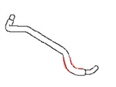 Infiniti 11823-JK29D HOSE-BLOWBY GAS