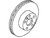 Infiniti 43206-CA000 ROTOR-DISC BRAKE,REAR