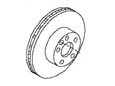 Infiniti 43206-JL00A ROTOR BRAKE