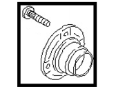 Infiniti 43200-30R07 HUB ASSY REAR