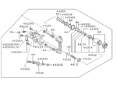 Infiniti 44001-8N70A CALIPER ASSY-REAR RH,W/O PADS OR SHIMS