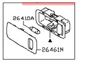 Infiniti 26460-CG00A LAMP ASSY-PERSONAL