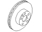 Infiniti 43206-8H701 ROTOR-DISC BRAKE,REAR