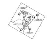 Infiniti 43019-AL500 HOUSING ASSY-REAR AXLE,LH