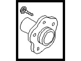 Infiniti 43202-AG000 HUB ASSY-REAR