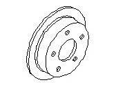 Infiniti 43206-P9601 ROTOR DISC BRAKE