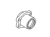 Infiniti 43280-AA300 BEARING-REAR AXLE,INNER