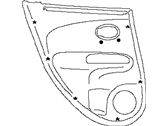 Infiniti 82900-0L907 FINISHER ASSY-REAR DOOR,RH