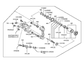 Infiniti 44001-4U010 CALIPER-R RH,W/O PADS/SHIM