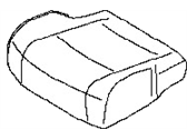 Infiniti 87361-ZC000 PAD-FRONT SEAT CUSHION