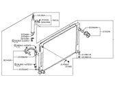 Infiniti G35 A/C Condenser - 21410-JK20A Radiator & Condenser Assembly