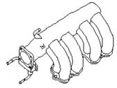 Infiniti 14010-8J120 COLLECTOR-INTAKE MANIFOLD