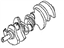 Infiniti 12200-7S000 CRANKSHAFT Assembly