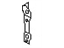 Infiniti 51117-AL500 Bracket - Front Towing Hook, LH Outer